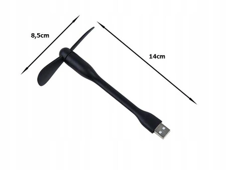 Wiatraczek silikonowy na USB - Wiatrak do Laptopa - mini wentylator