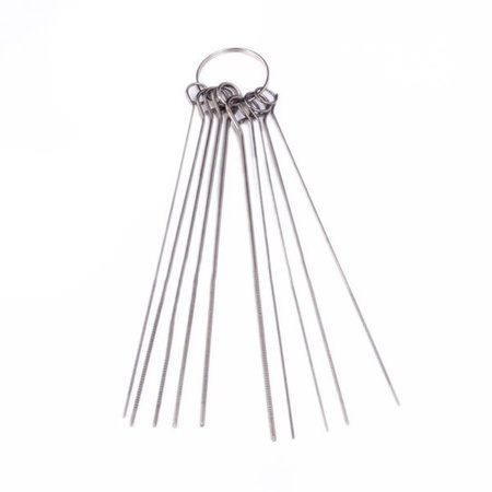 Zestaw 10szt igieł stalowych - 0.7mm do 1.3mm - do wylutowywania elementów elektronicznych