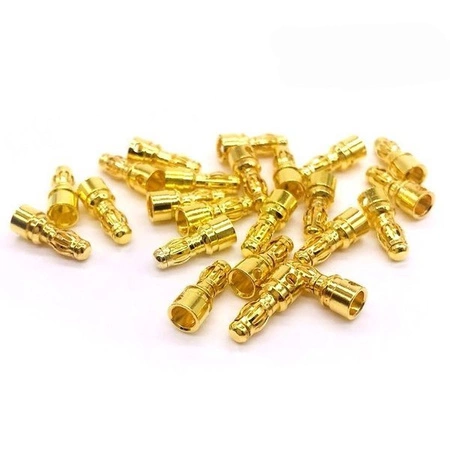 Wtyki GOLD - 3,5mm - para - konektory Gold typu Banan