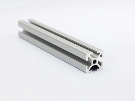 Profil aluminiowy T6 2020 600mm - anodowany - do drukarek 3D, stelaży, maszyn przemysłowych