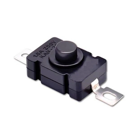 Mikroswitch 18x12mm - KAN-28 - PIN prosy- włącznik do latarki - Przycisk bistabilny