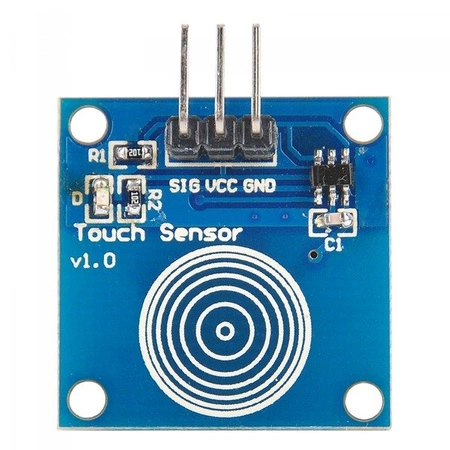 Czujnik dotykowy pojedynczy TTP223B - Touch Sensor do Arduino