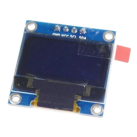 Wyświetlacz OLED 0,96' 128x64 na I2C - SSD1306 - niebieski