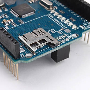 Moduł sieciowy ethernet shield W5100 z czytnikiem kart microSD - Arduino
