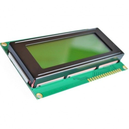 Wyświetlacz LCD 4x20 - Żółty - ze sterownikiem kompatybilnym z HD44780 - 2004A